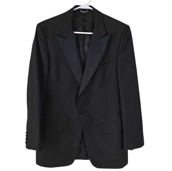 Christian Dior Monsieur Black Formal Blazer Size 40 Single Button Party - Picture 1 of 15